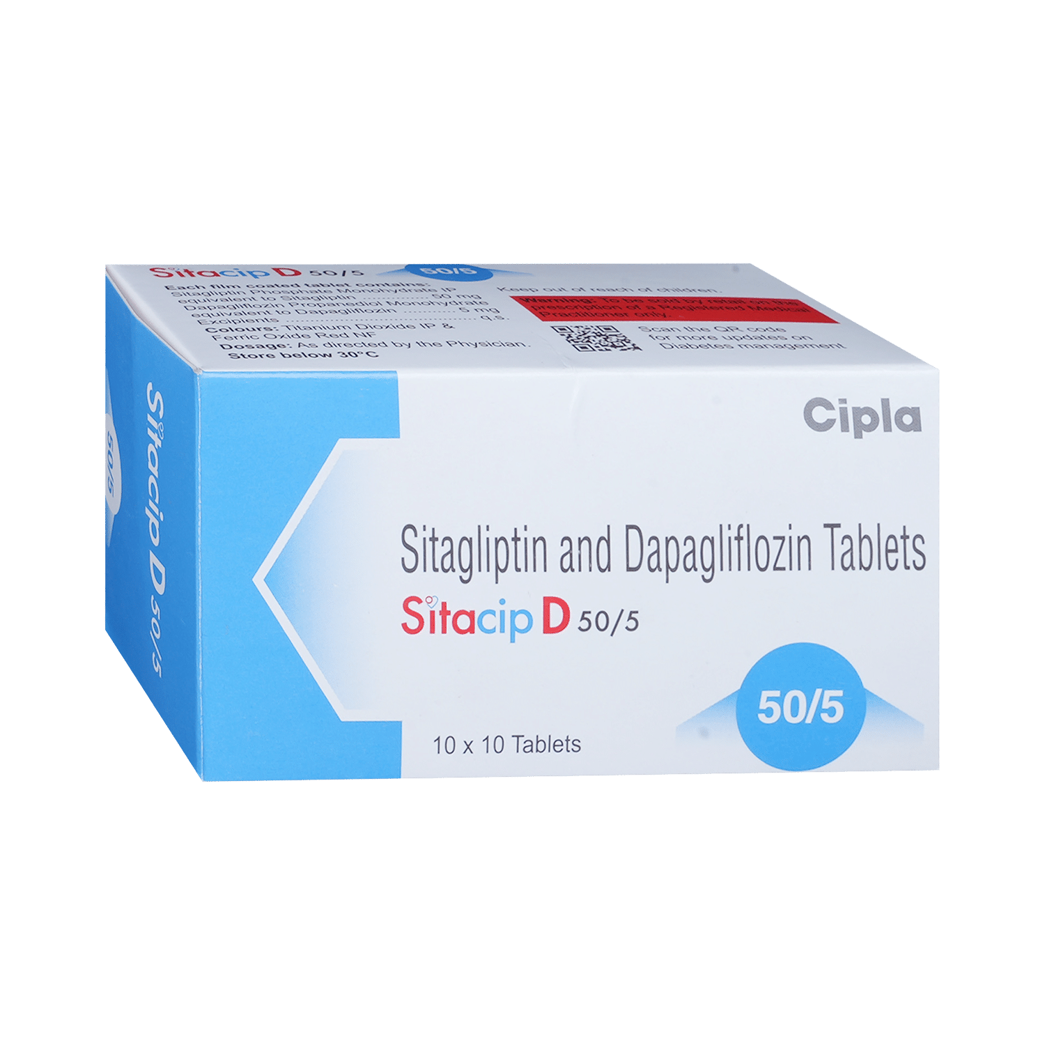 Sitacip D 5mg/50mg Tablet - Image 2