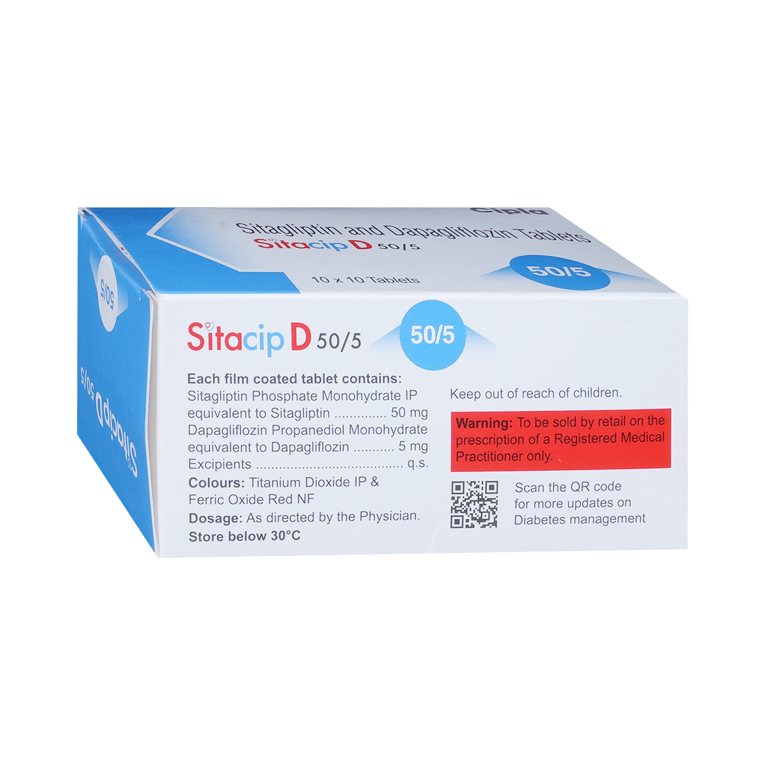 Sitacip D 5mg/50mg Tablet - Image 3