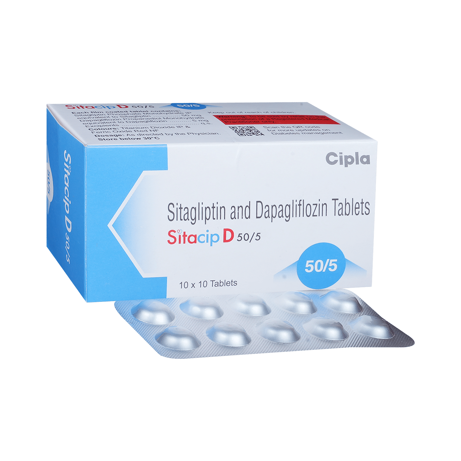 Sitacip D 5mg/50mg Tablet