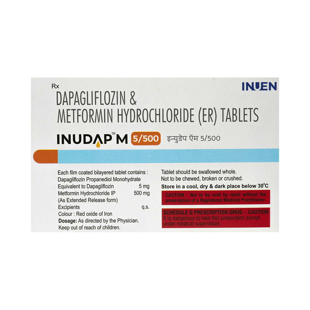 Inudap M 5/500 Tablet ER - Image 2
