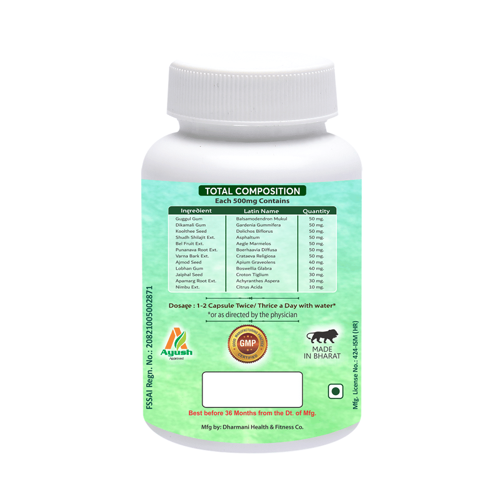 Aachman Veda A Perfect Weight Management B-Trim 500mg Capsule (60 Each) - Image 2