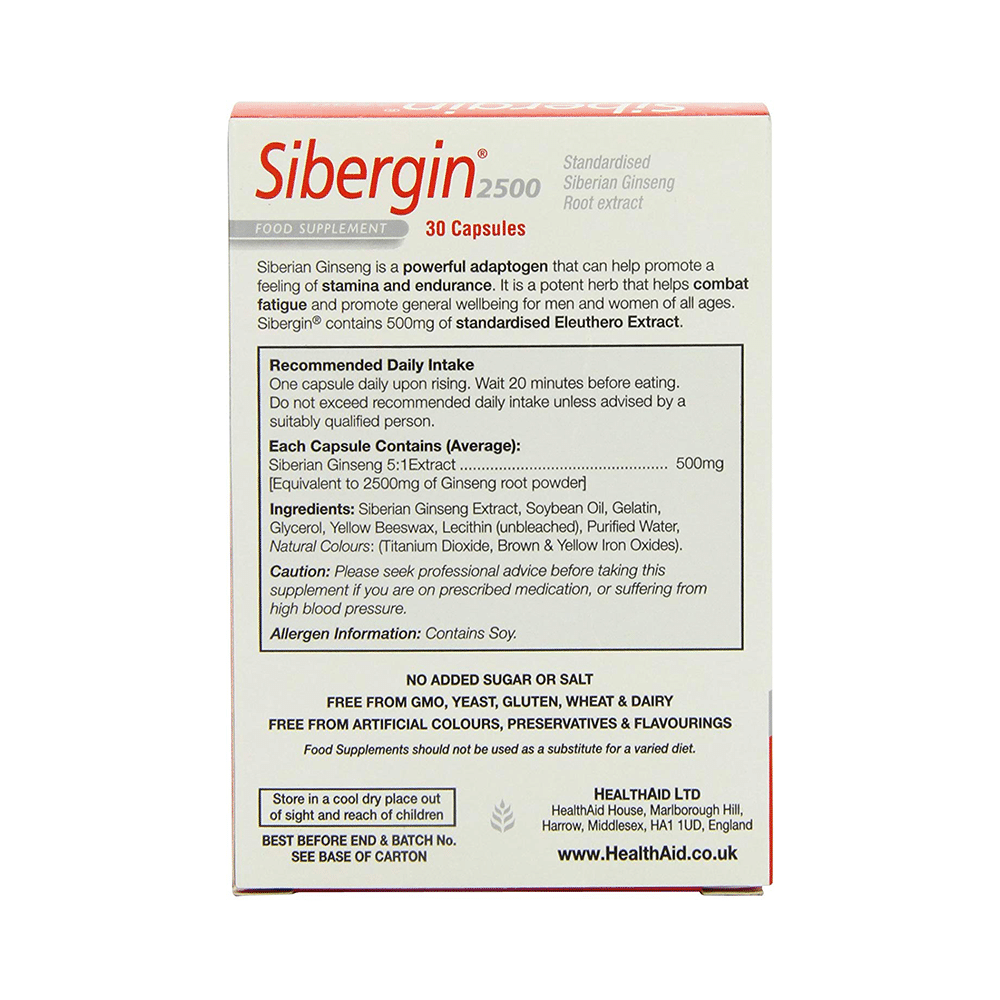 Healthaid Sibergin 2500 Capsule - Image 2