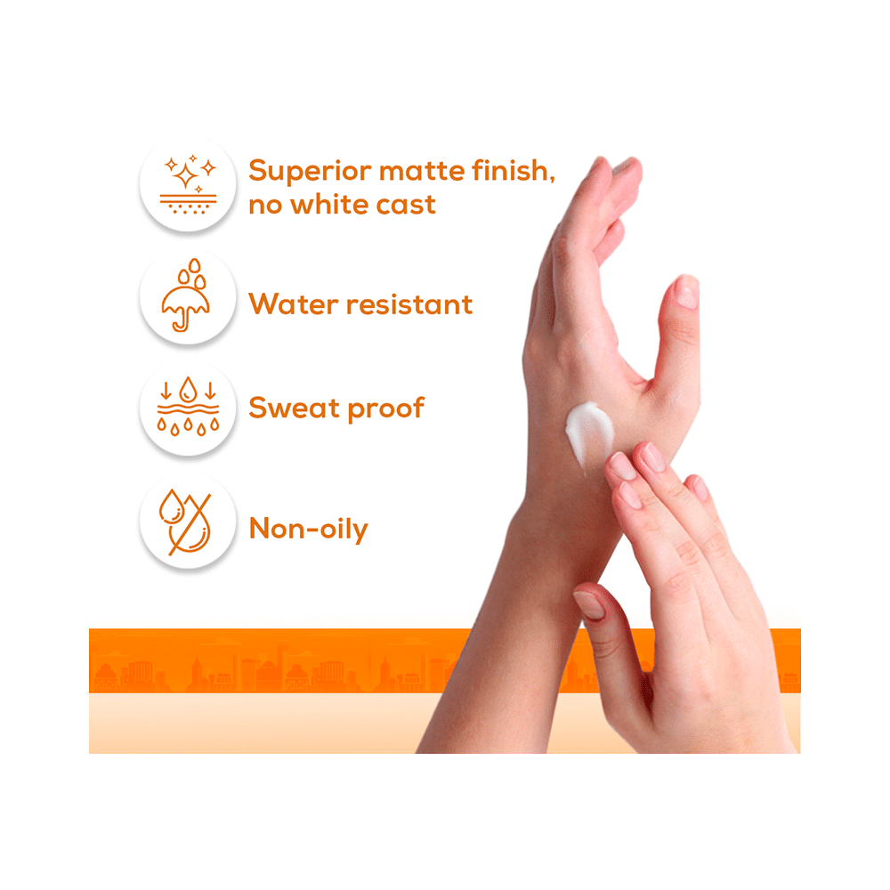 La Shield Fisico Matte SPF 50 PA+++ Sunscreen Gel | Water-Resistant & Paraben-Free - Image 5