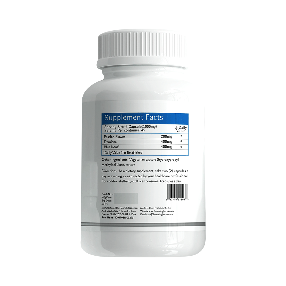 Humming Herbs Neuro-Vana 1000mg Veg Capsule - Image 2