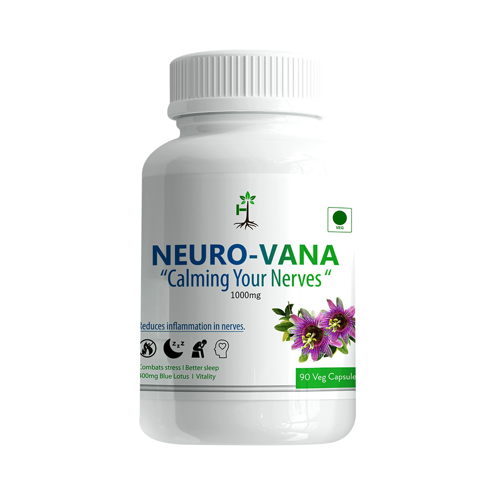 Humming Herbs Neuro-Vana 1000mg Veg Capsule - Image 1