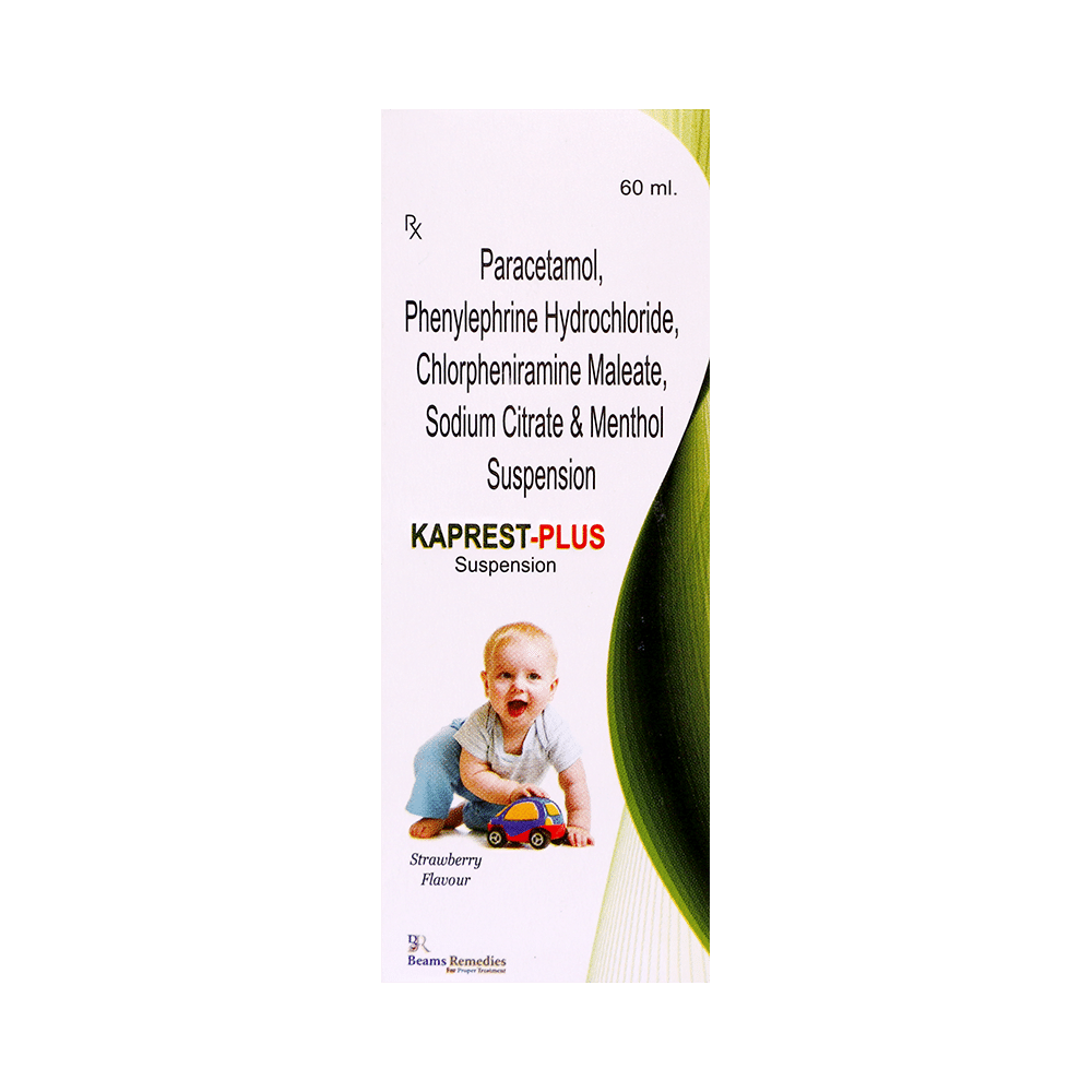 Kaprest-Plus Oral Suspension Strawberry