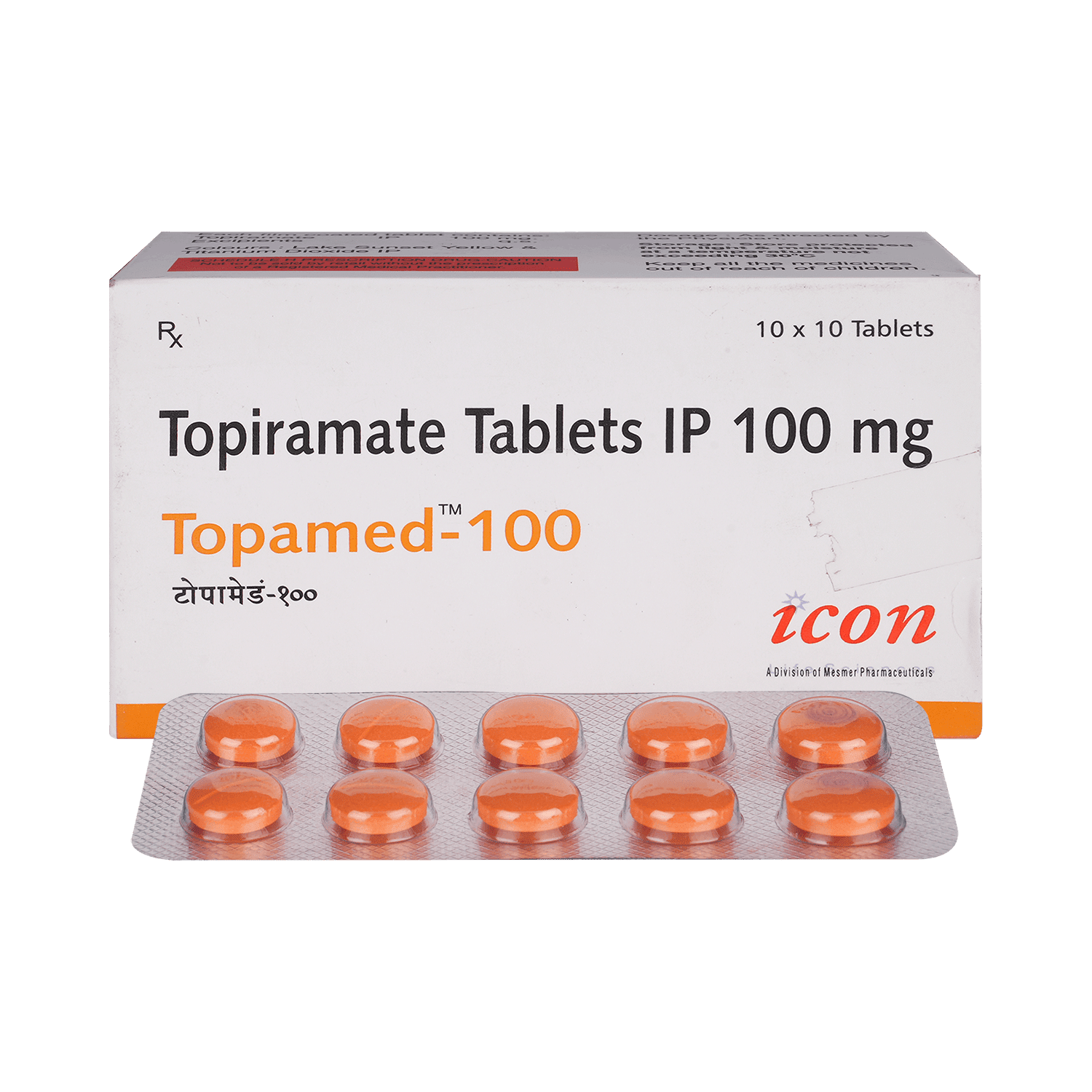 Topamed 100mg Tablet - Image 1