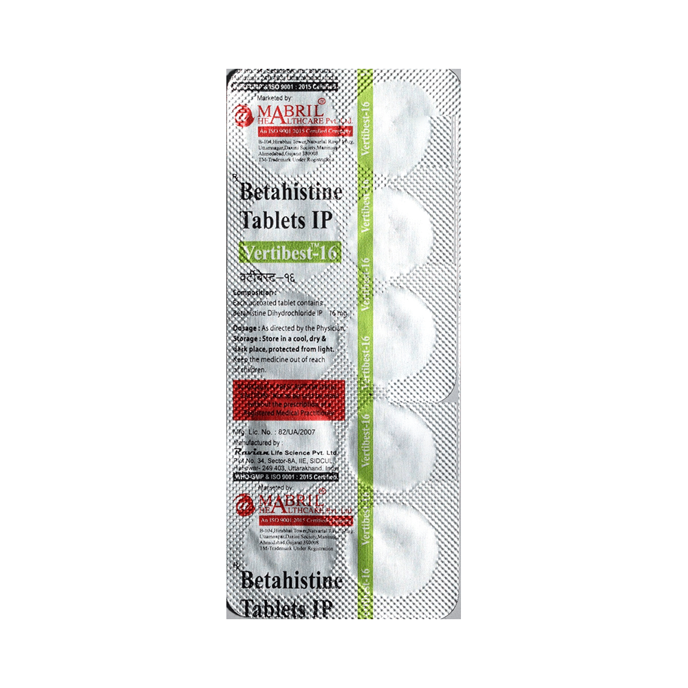 Vertibest 16 Tablet - Image 4