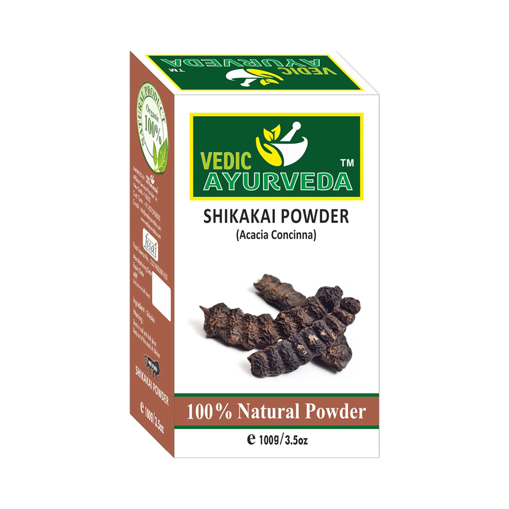 Vedic Ayurveda Combo Pack of Reetha Powder & Shikakai Powder (100gm Each) - Image 2