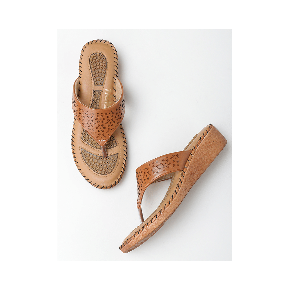 Trase Doctor Ortho Slippers for Women 9 UK Tan - Image 9
