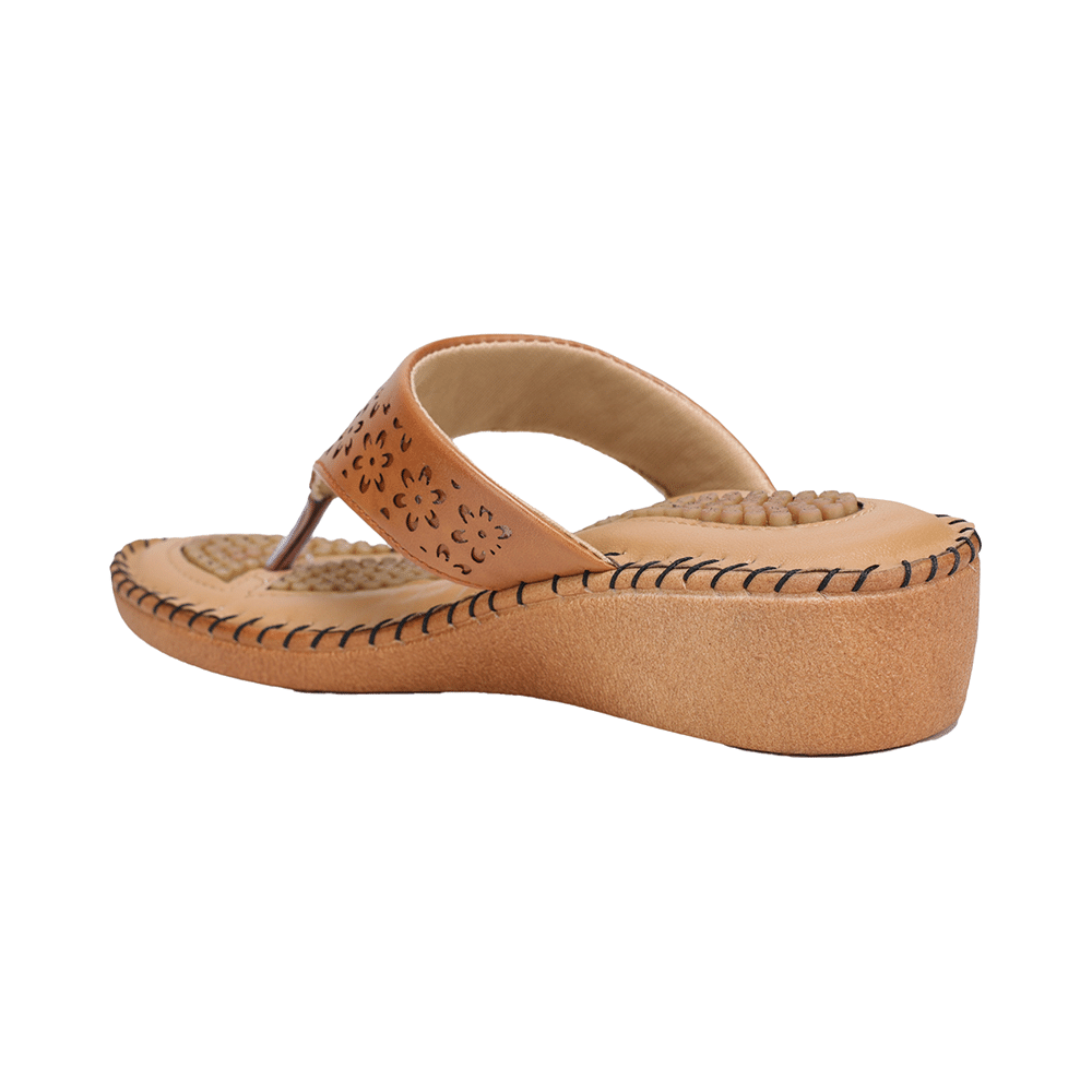 Trase Doctor Ortho Slippers for Women 9 UK Tan - Image 3