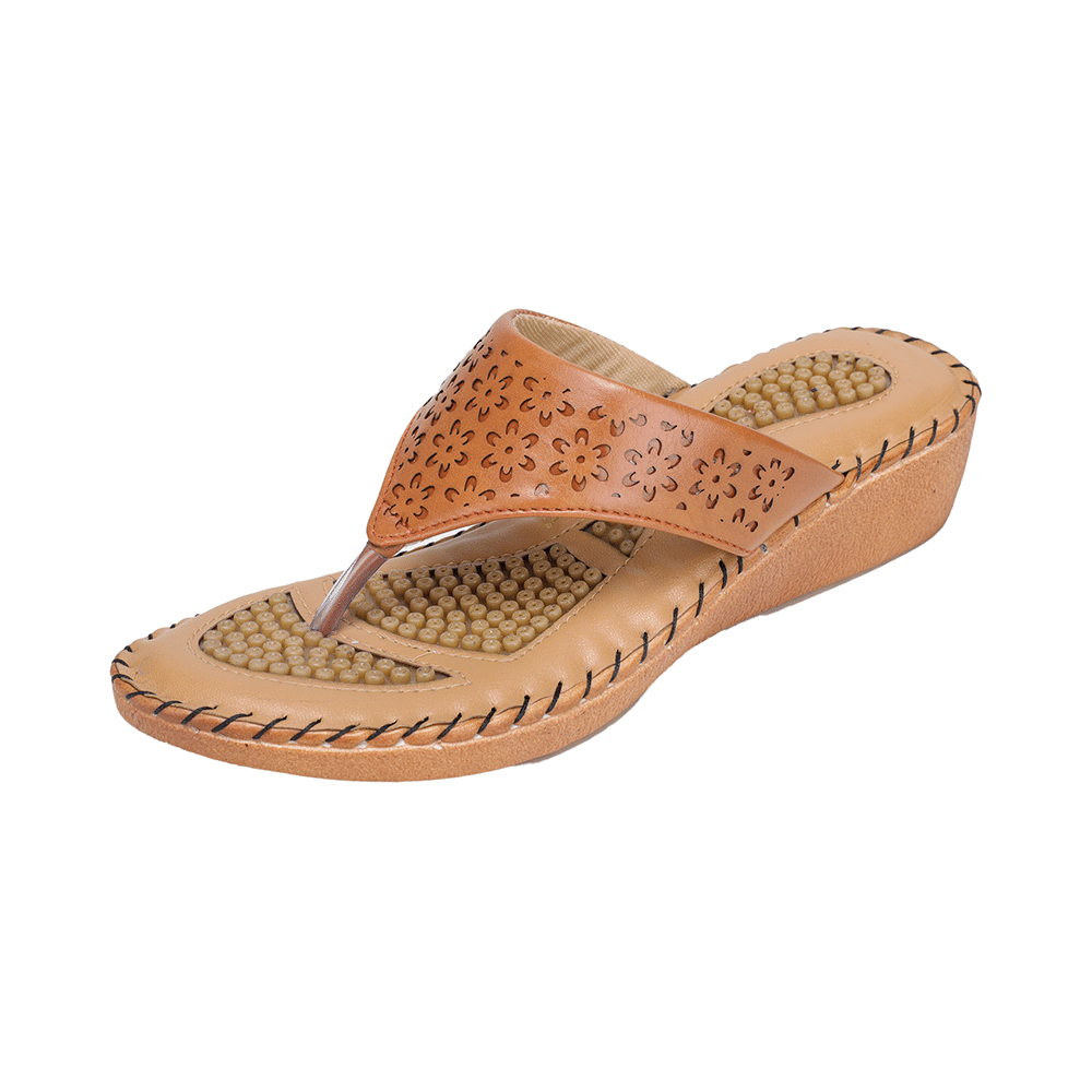 Trase Doctor Ortho Slippers for Women 9 UK Tan - Image 6