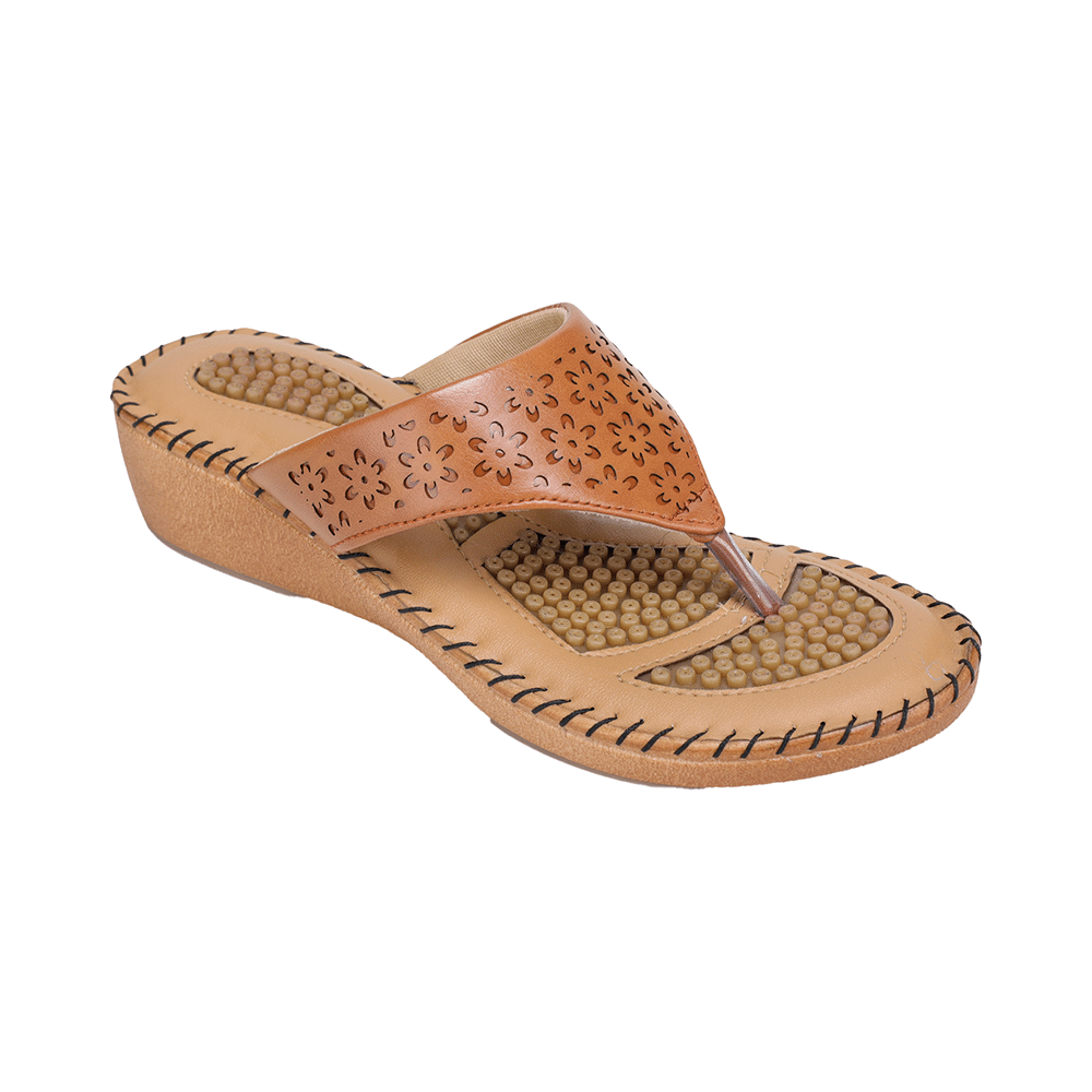 Trase Doctor Ortho Slippers for Women 9 UK Tan - Image 5
