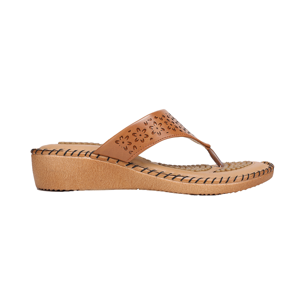 Trase Doctor Ortho Slippers for Women 9 UK Tan - Image 4