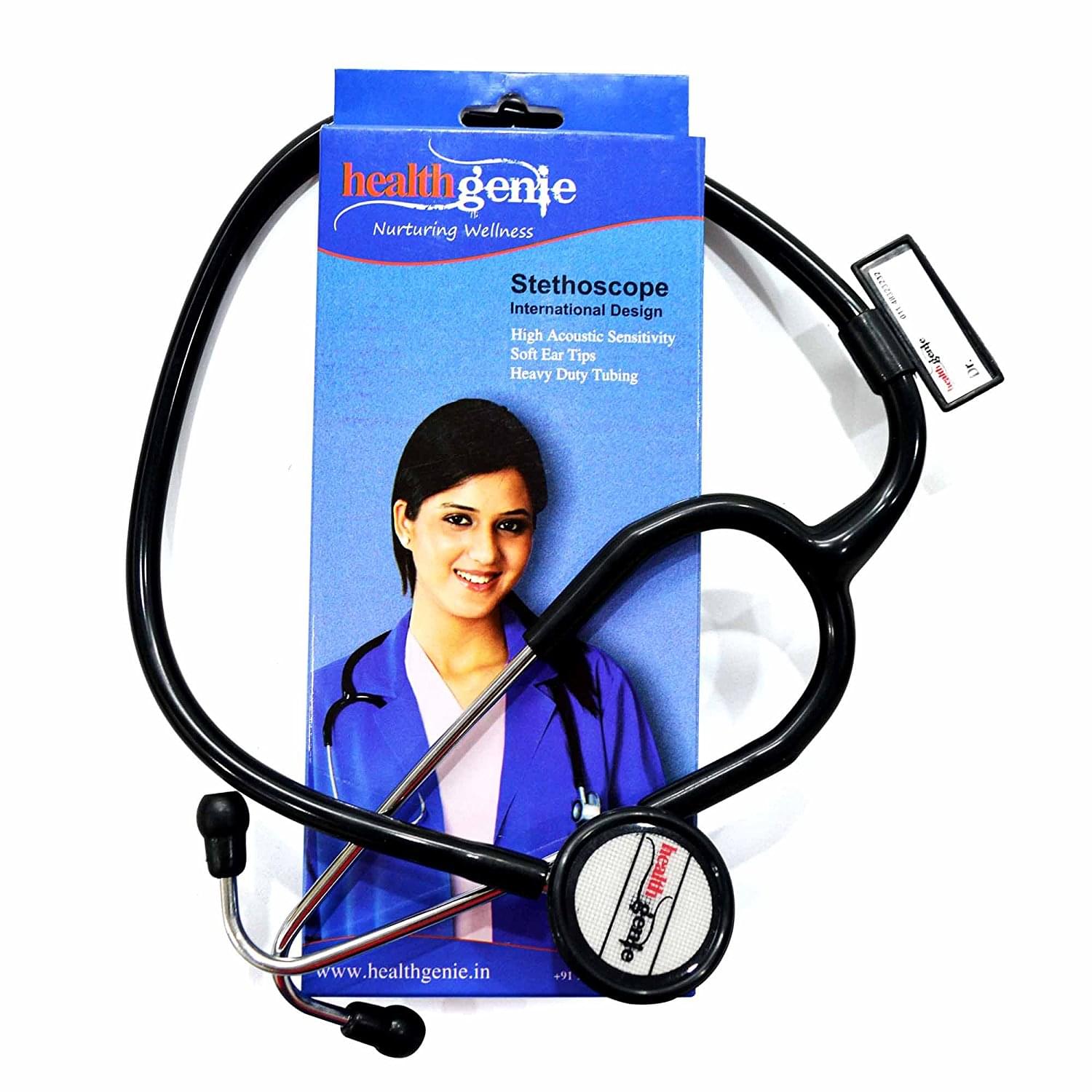 Healthgenie HG-101G Mono Nurses Stethoscope Black