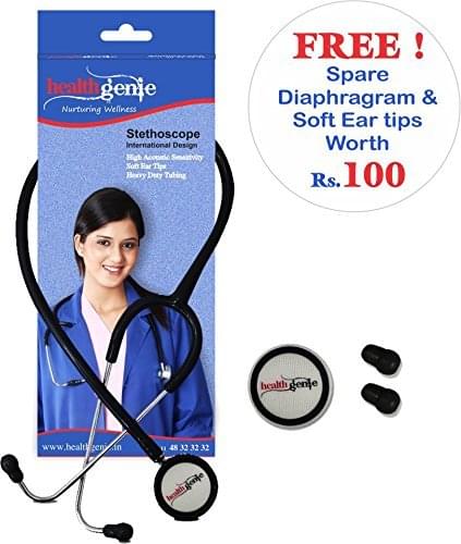Healthgenie HG-101G Mono Nurses Stethoscope Black - Image 5