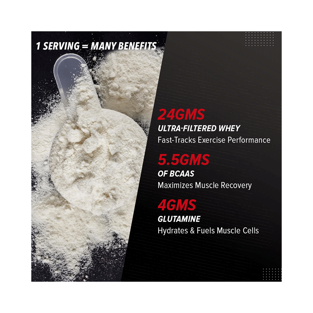 GNC Amp Gold 100% Whey Protein Advanced Powder with Digestive Enzymes | For Lean Muscles | Flavour Vanilla Icecream - Image 4