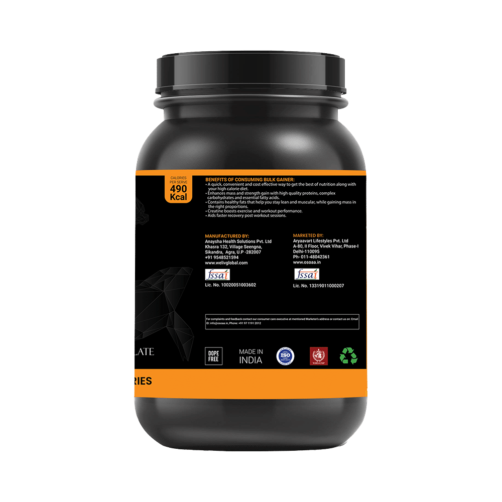 OSOAA Xtreme Bulk Gainer Italian Chocolate - Image 3