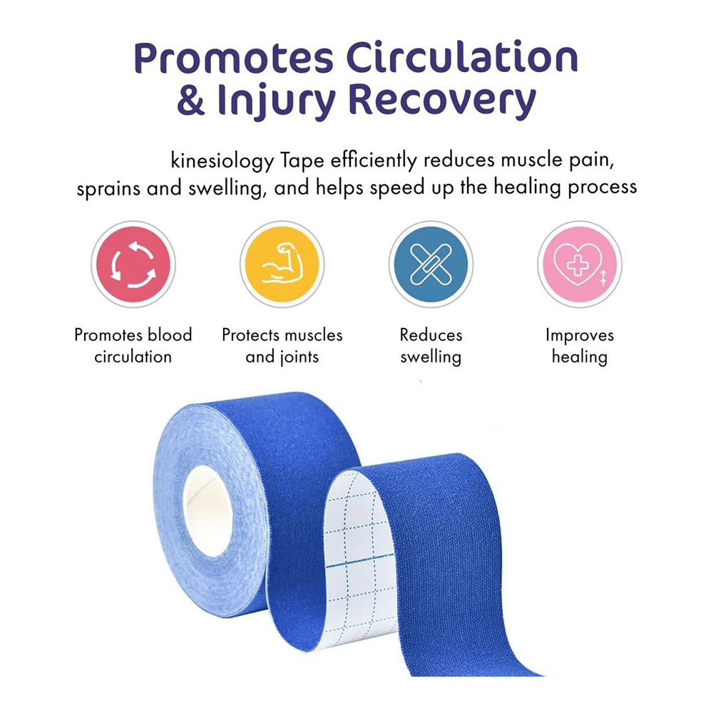 Healthtrek Kinesiology Tape for Physiotherapy  Dark Blue - Image 8
