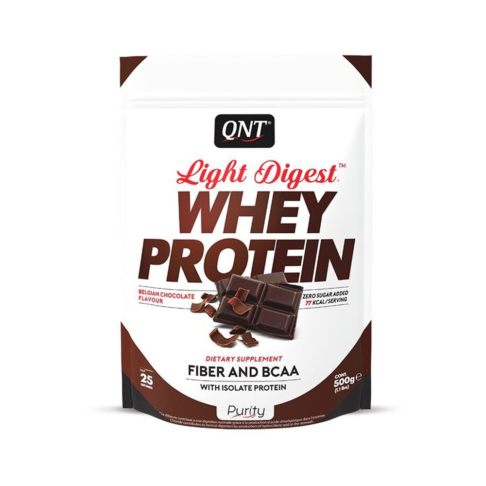 QNT Light Digest Whey Protein Belgiun Chocolate - Image 1