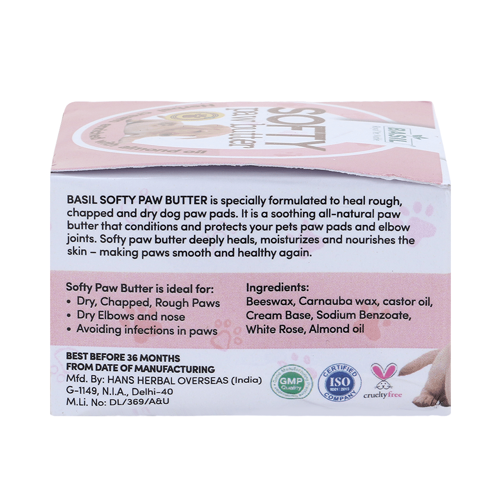 Basil Royal Yet Noble Dog's Softy Paw Butter Herbal (50gm Each) - Image 2