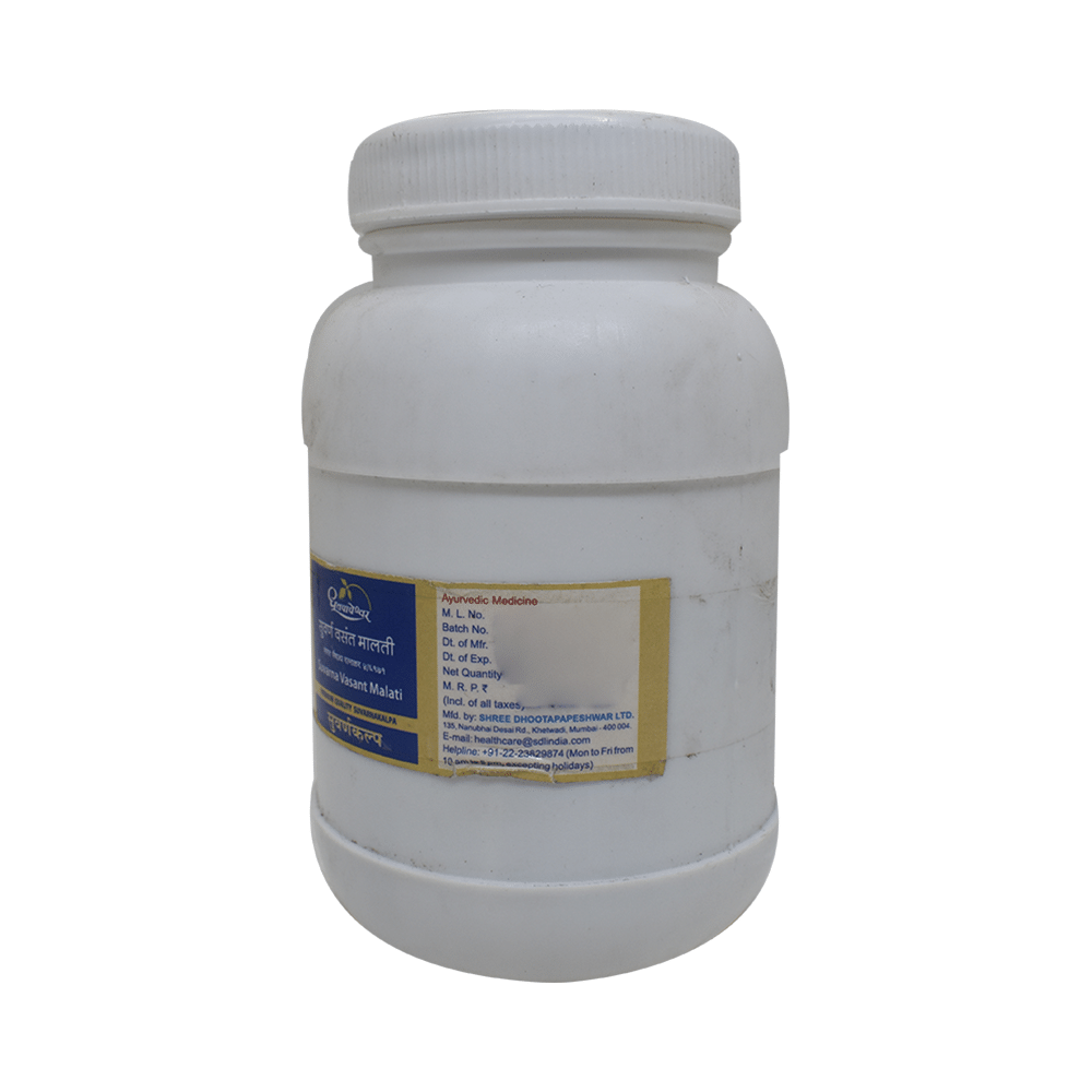 Dhootapapeshwar Svarna Vasant Malati Premium Quality Suvarnakalpa Tablet - Image 2