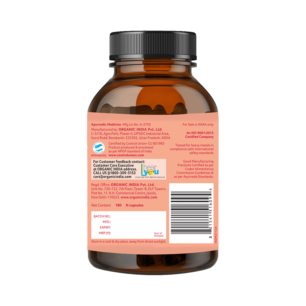 Organic India Sugar Balance Veg Capsule | For Healthy Insulin Response - Image 3