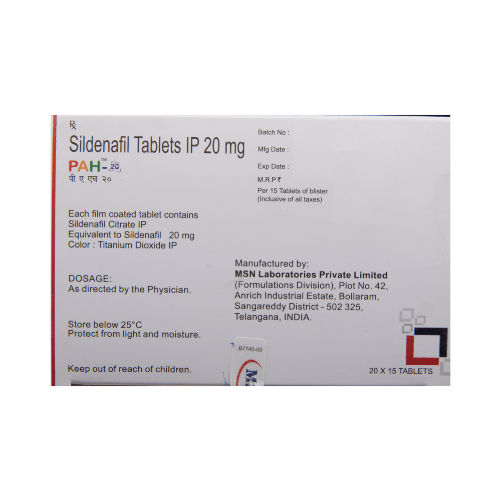 PAH 20 Tablet - Image 4