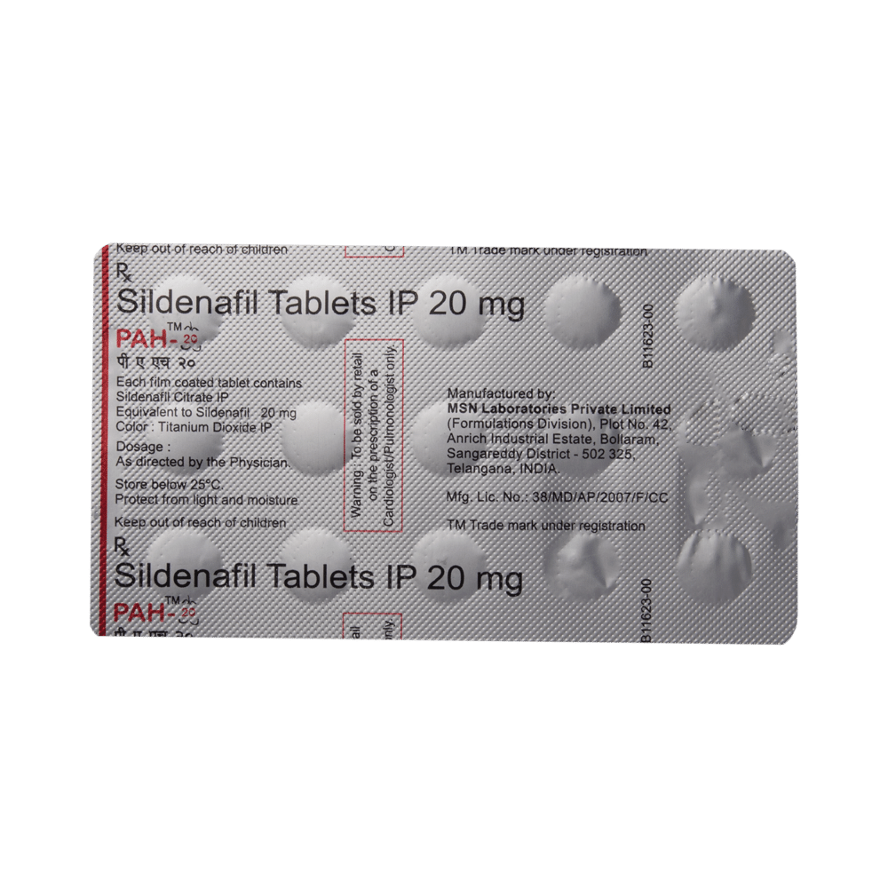 PAH 20 Tablet - Image 5