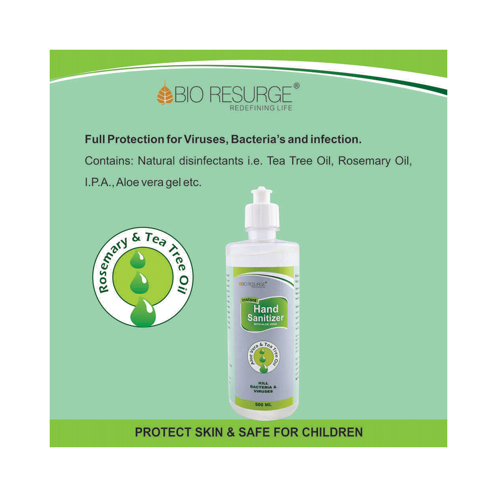 Bio Resurge Instant Hand Sanitizer with Aloevera - Image 4