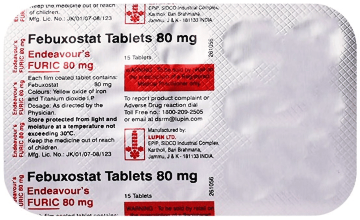 Endeavours Furic 80mg Tablet