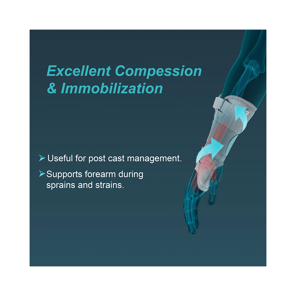 Tynor E 03 Wrist & Forearm Splint Medium Right - Image 2