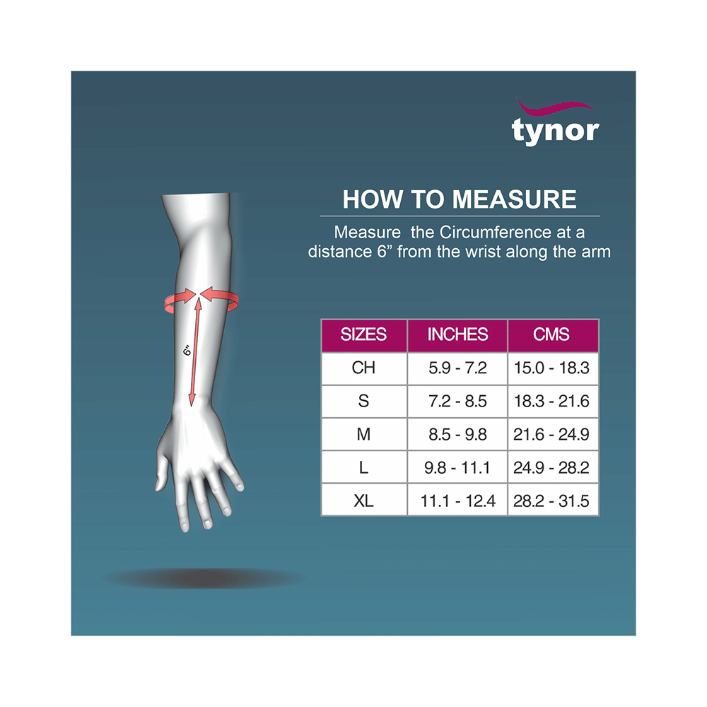 Tynor E 03 Wrist & Forearm Splint Medium Right - Image 4