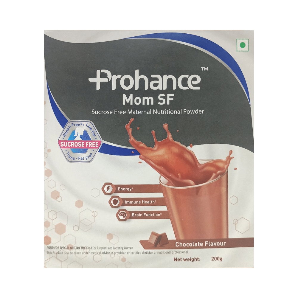 Prohance Mom Nutritional Drink for Immunity & Brain Health | Flavour Chocolate Sugar Free