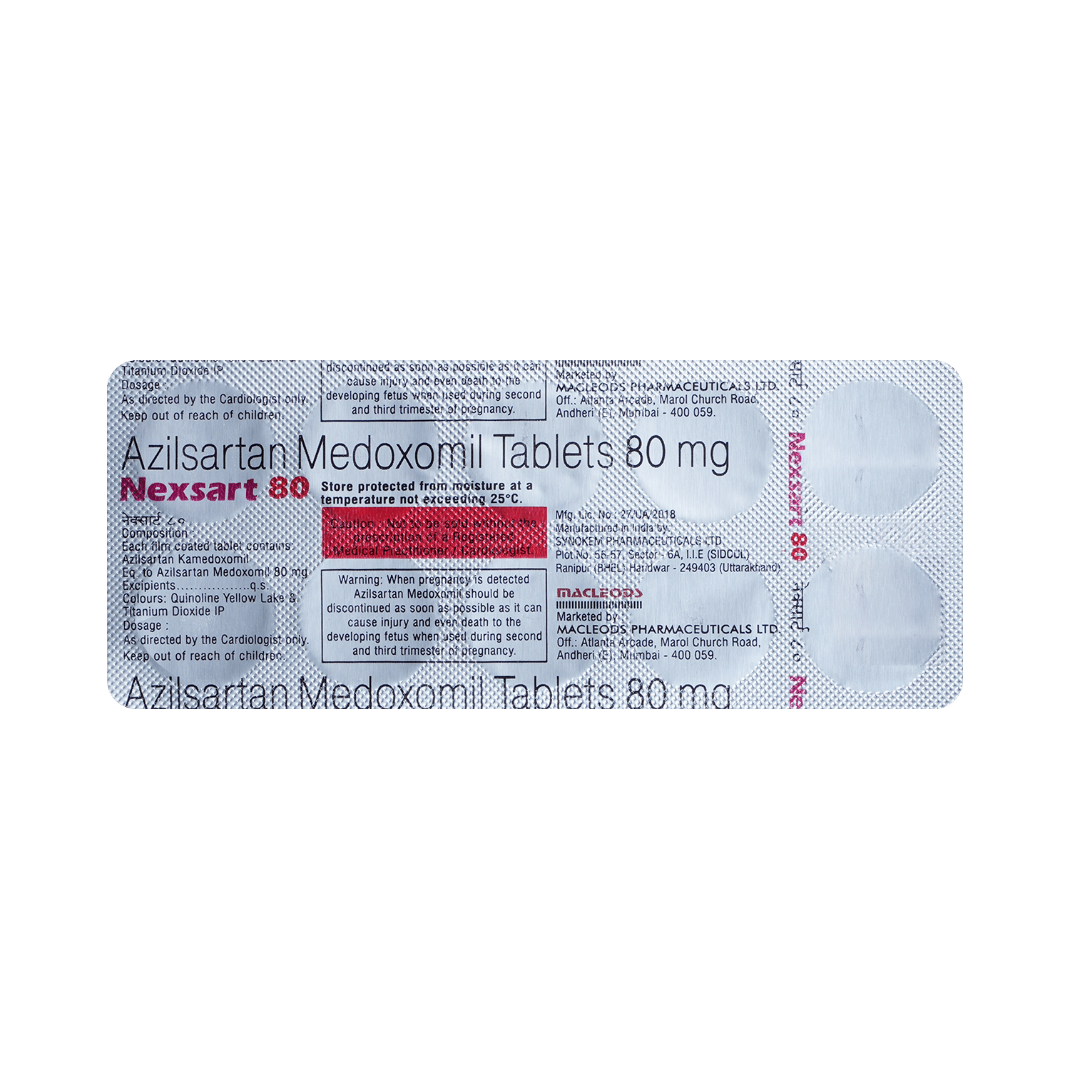 Nexsart 80 Tablet - Image 5