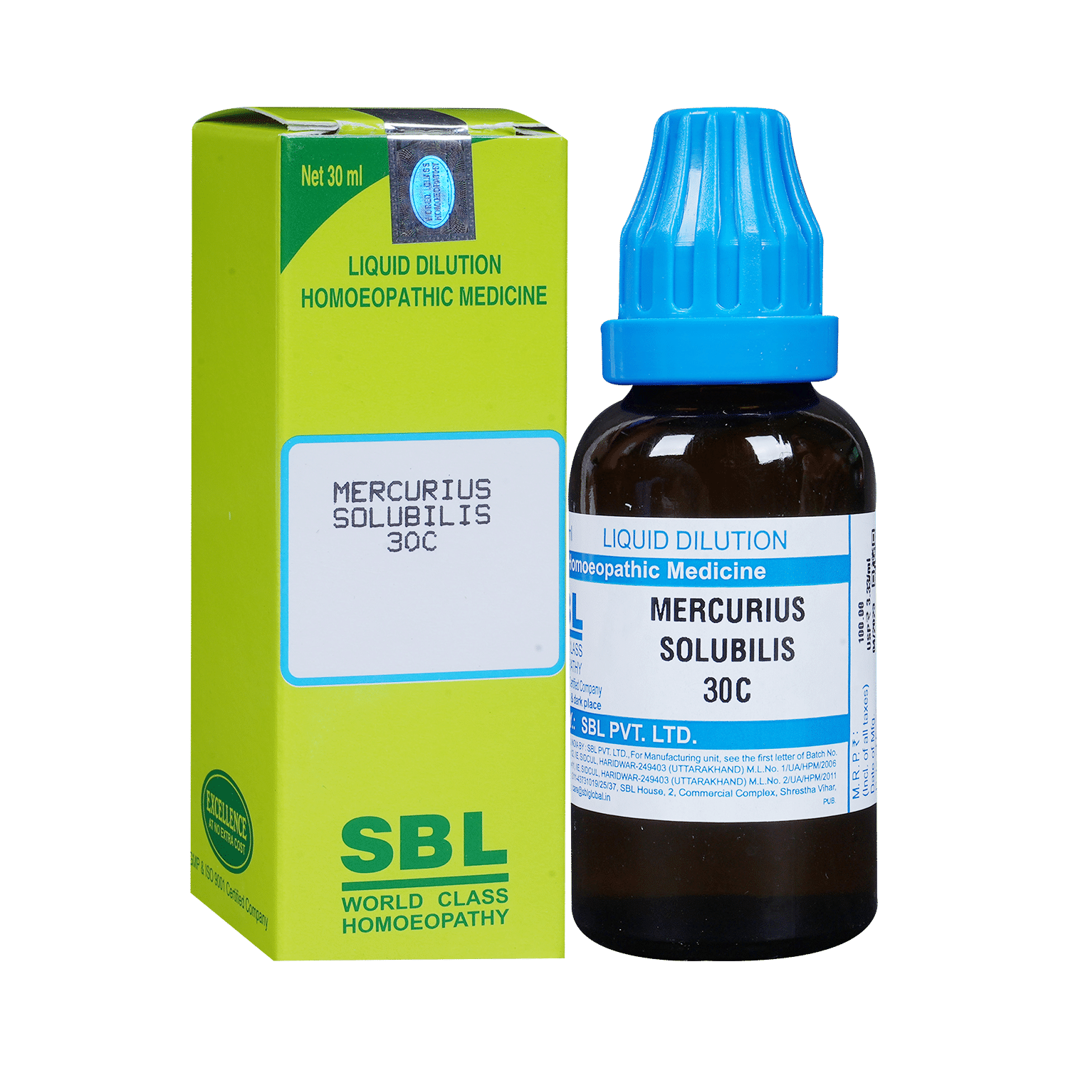 SBL Mercurius Solubilis Dilution 30 CH