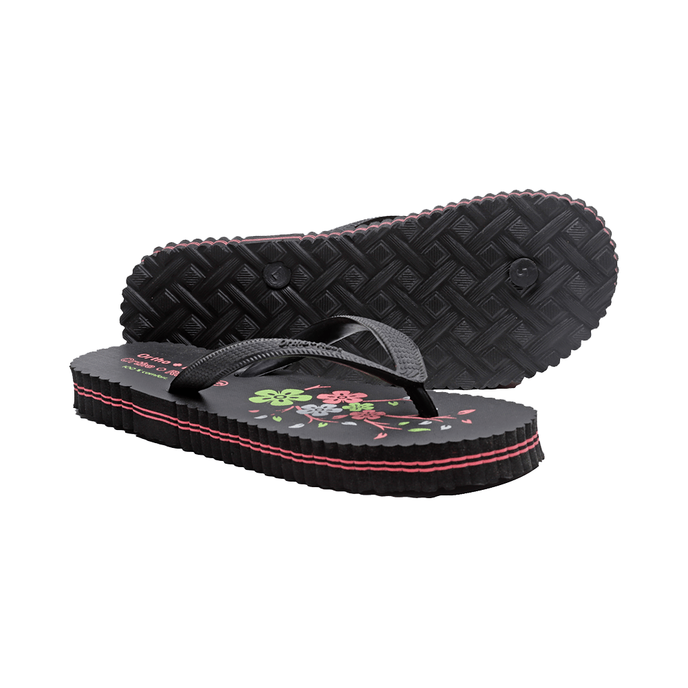 Ortho + Rest Women's Cool Extra Soft and Comfortable Orthopedic Flip Flops for Home Daily Use Black 6 - Image 6