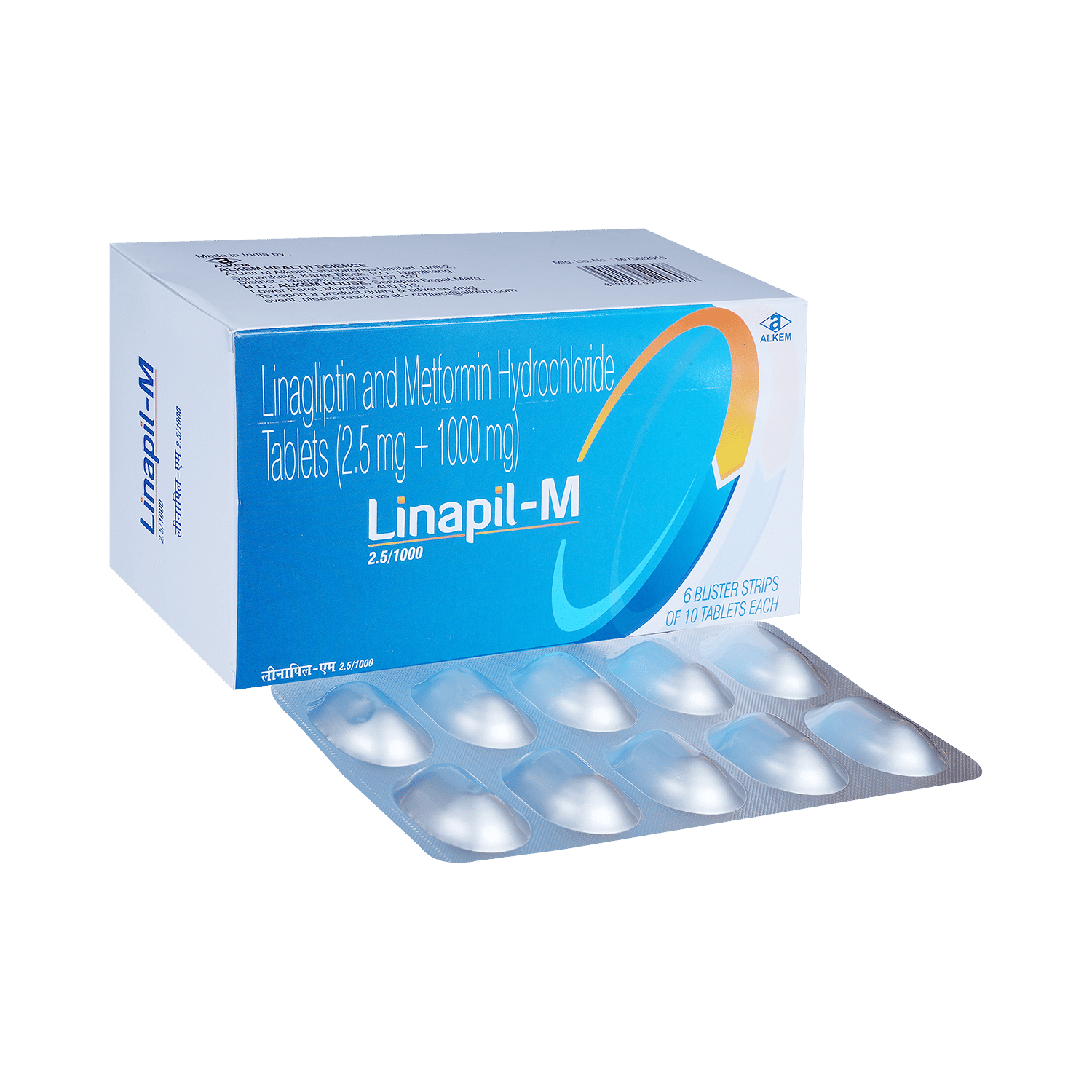 Linapil-M 2.5/1000 Tablet - Image 1