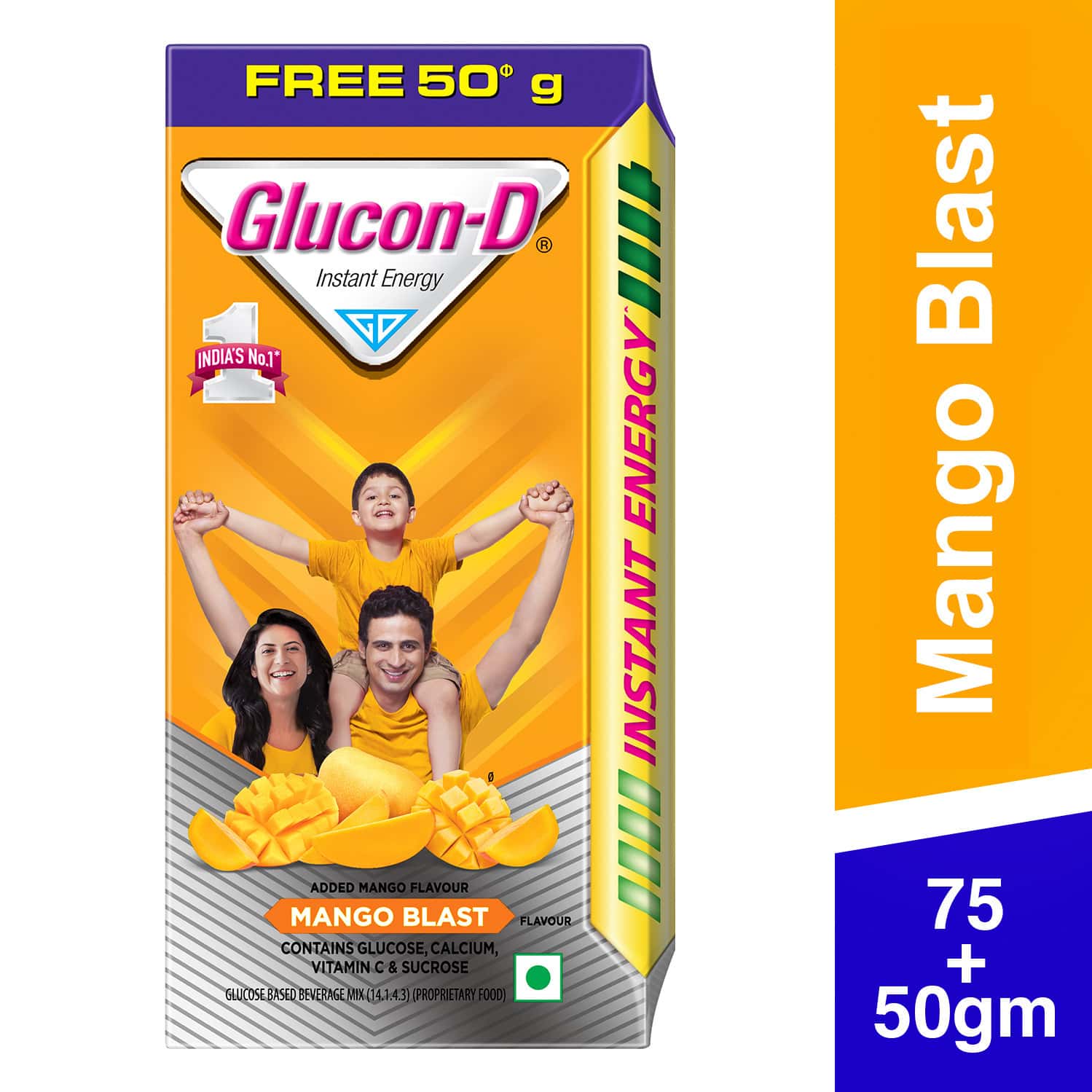 Glucon-D Instant Energy Mango Blast - Image 1