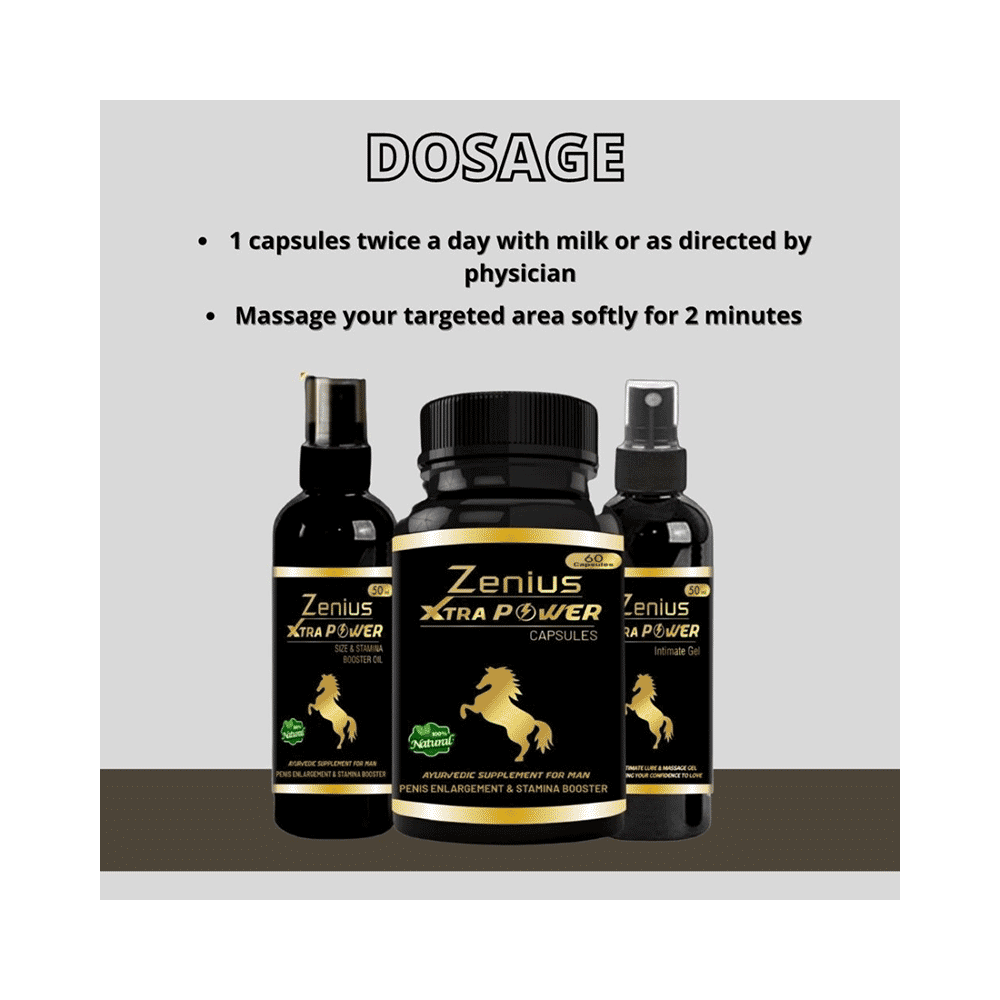 Zenius Xtra Power Kit | for Men | Penis Enlargement & Stamina Booster - Image 3