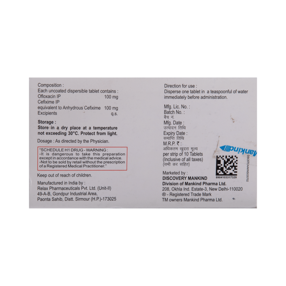 Zenflox-Plus 100 Tablet - Image 3