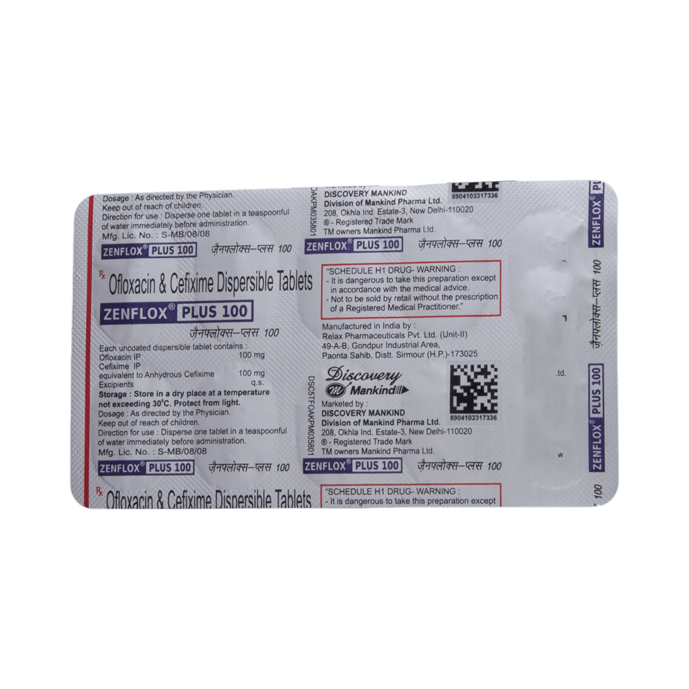 Zenflox-Plus 100 Tablet - Image 5