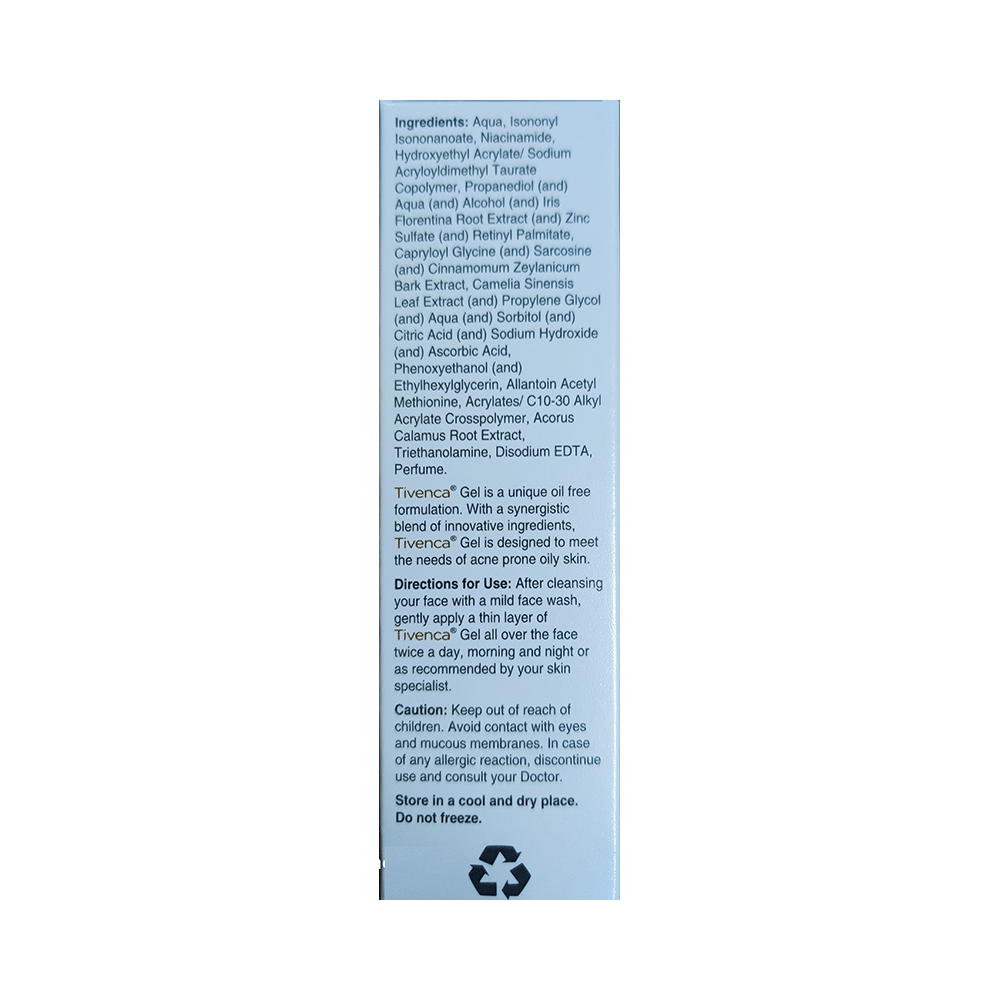 Tivenca Gel for Acne Prone Oily Skin - Image 3