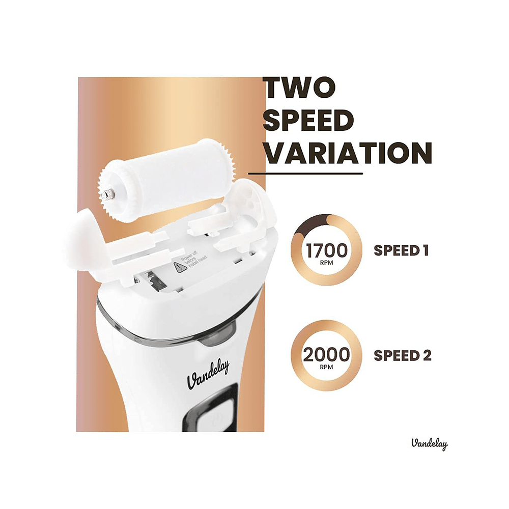 Vandelay CQR-FC800 Electric Callus Remover White - Image 3