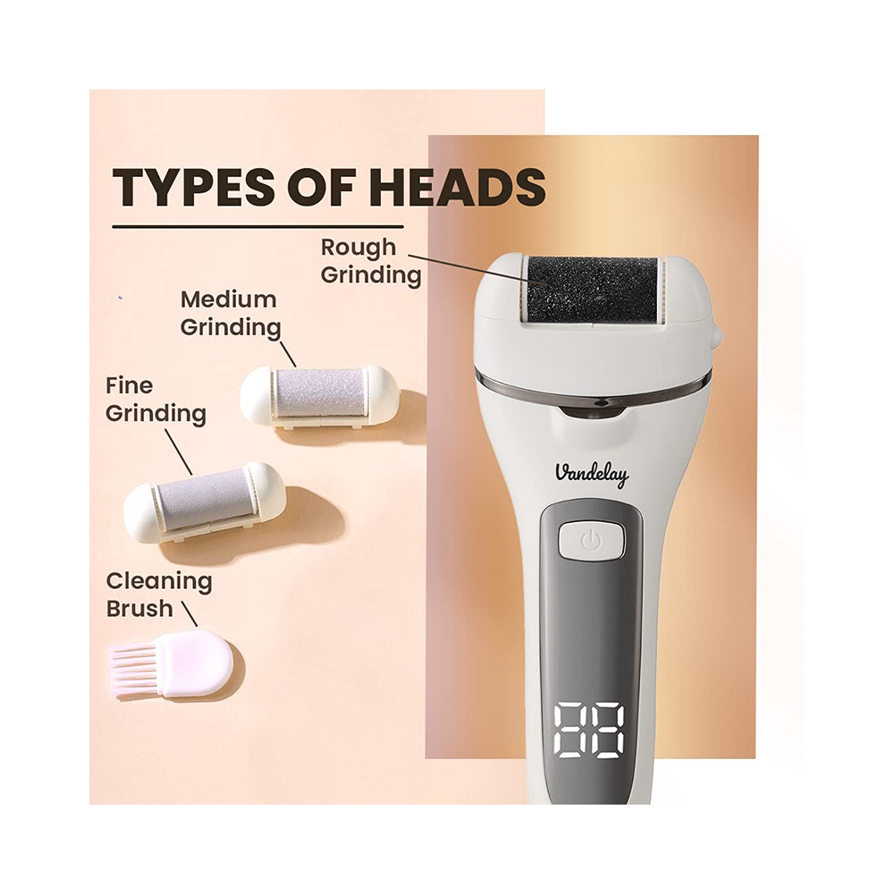 Vandelay CQR-FC800 Electric Callus Remover White - Image 4