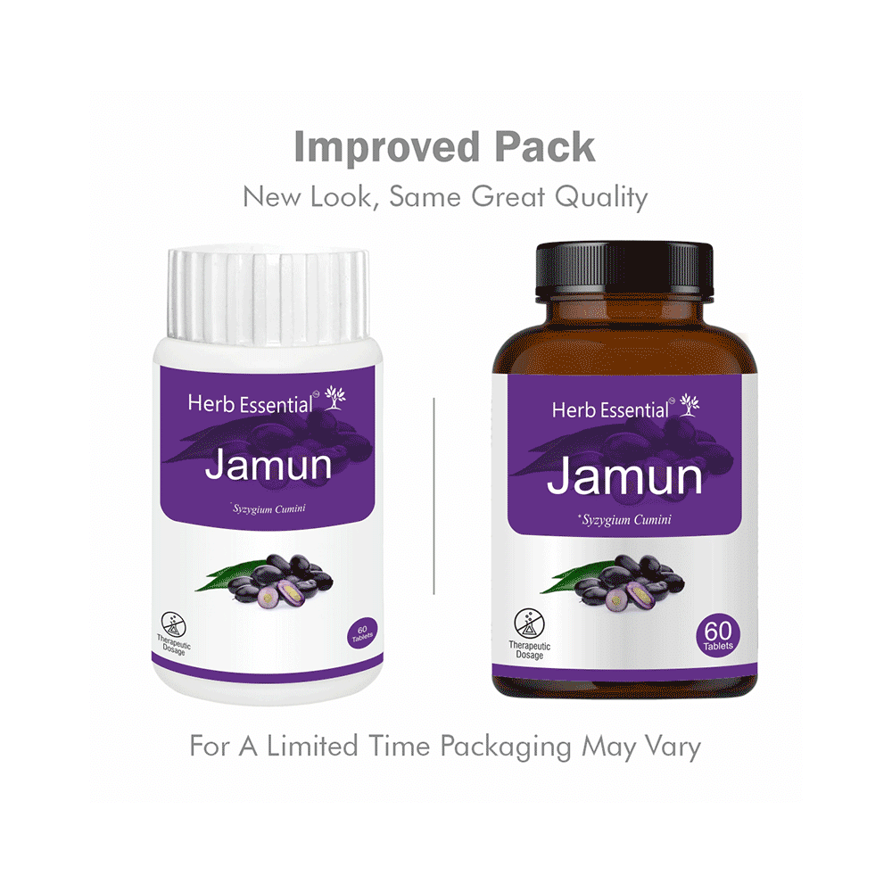 Herb Essential Jamun (Syzygium Cumini) 500mg Tablet - Image 5
