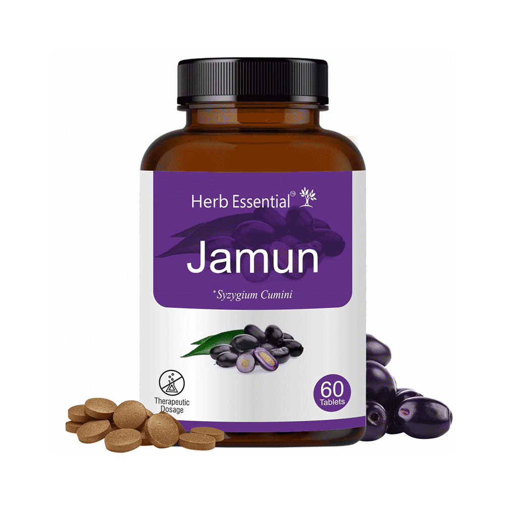 Herb Essential Jamun (Syzygium Cumini) 500mg Tablet - Image 4