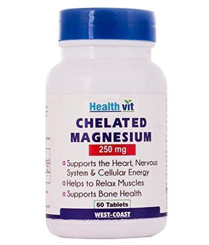 HealthVit Chelated Magnesium 250mg   Capsule