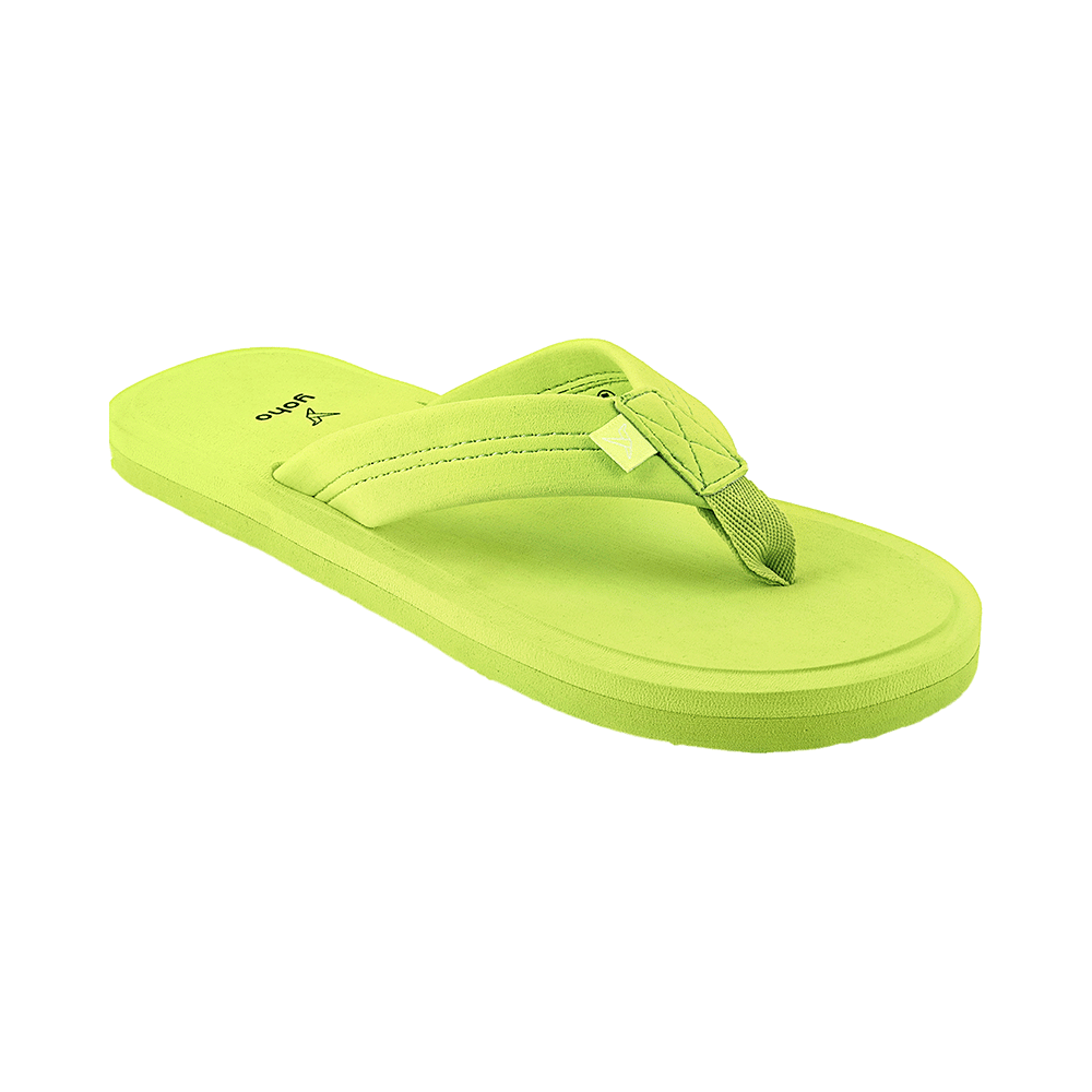 Yoho Lifestyle Doctor Ortho Soft Comfortable and Stylish Flip Flop Slippers for Men Lemon Green 9 - Image 5
