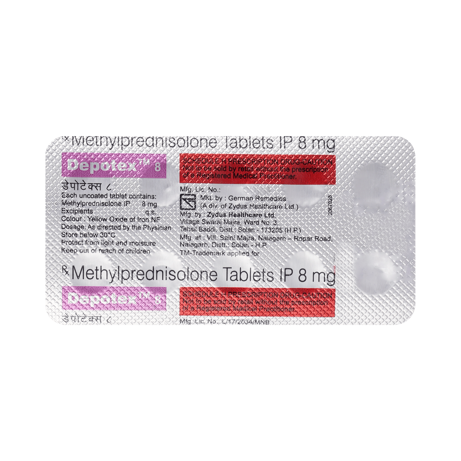 Depotex 8mg Tablet - Image 3